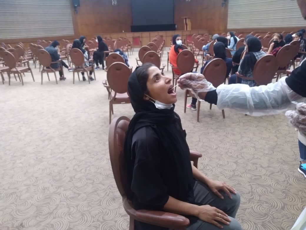 انجام تست PCR از اعضای تیم ملی فوتبال بانوان