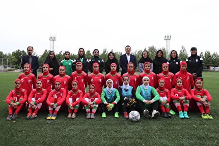 پایان اردوی تیم ملی فوتبال جوانان بانوان