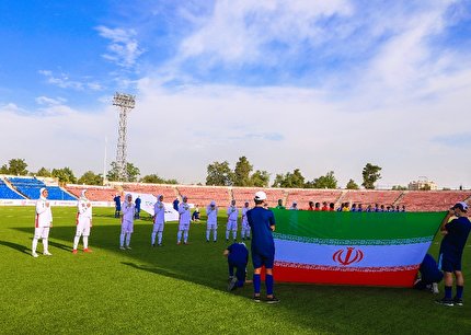 پایان نیمه اول دیدار ایران و تاجیکستان