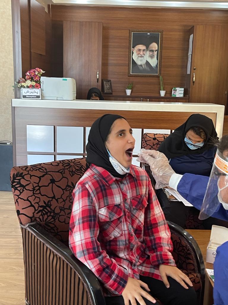 انجام تست PCR از اعضای تیم ملی فوتبال نوجوانان بانوان