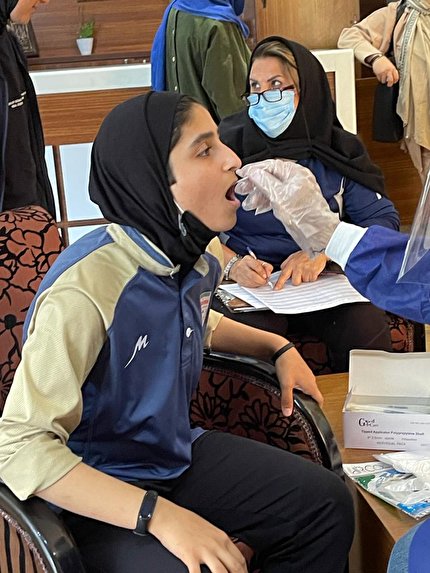 انجام تست PCR از اعضای تیم ملی فوتبال نوجوانان بانوان