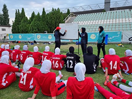 پایان اردوی تدارکاتی تیم ملی فوتبال بانوان جوانان