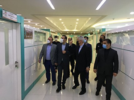 بازدید وزیر ورزش و جوانان از مرکز ملی فوتبال ایران