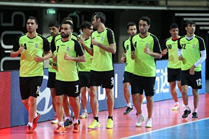 تمرین شب گذشته تیم ملی فوتسال ایران