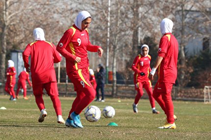 پایان اردوی تیم ملی فوتبال بانوان