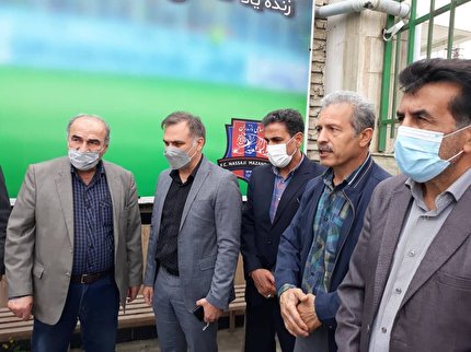 حضور سرپرست فدراسیون بر مزار مرحوم دست نشان