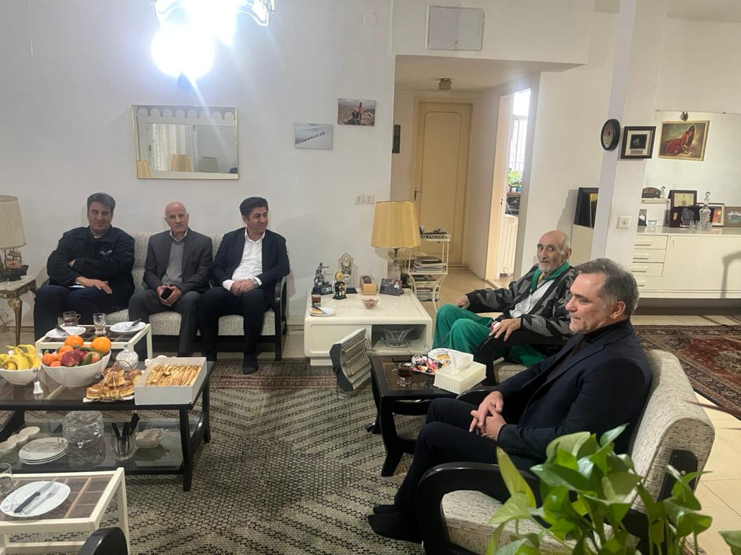 عیادت مدیران فدراسیون از پیشکسوت ارزنده داوری