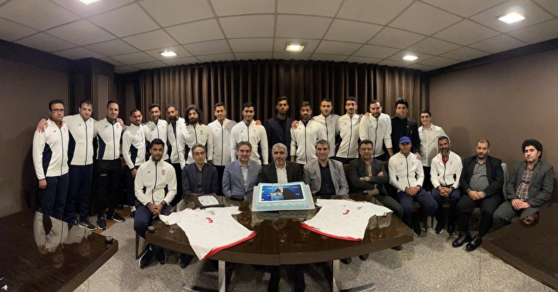 دورهمی شب گذشته‌ی ملی پوشان فوتبال ساحلی به دعوت هیأت فوتبال استان البرز