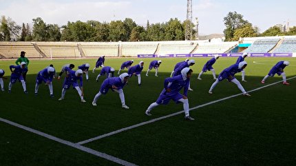 آخرین تمرین شاگردان آزمون برای بازی با تاجیکستان برگزار شد