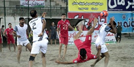 اعلام برنامه هفته های هشتم تا دهم لیگ یک فوتبال ساحلی