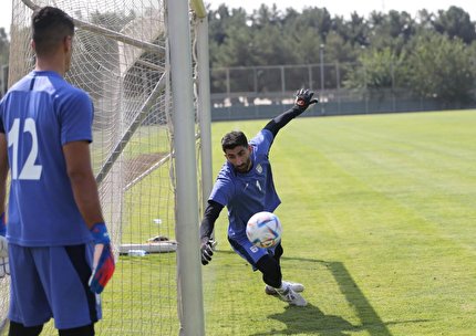 برگزاری دومین تمرین تیم ملی فوتبال