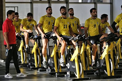 برگزاری آخرین تمرین ملی پوشان در مرکز ملی فوتبال