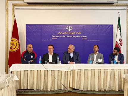 ضیافت شام سفارت ایران در قرقیزستان برای تیم ملی نوجوانان