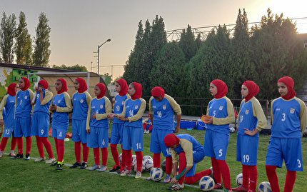 پیگیری تمرینات تیم ملی زیر ۱۵ سال دختران