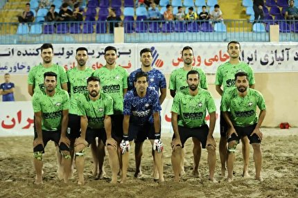 پایان لیگ برتر فوتبال ساحلی با قهرمانی مقاومت گلساپوش یزد