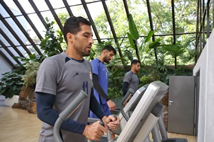 گزارش تصویری از تمرین ریکاوری بازیکنان در اتریش