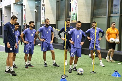 ادامه تمرینات تیم ملی زیرنظر کی‌روش