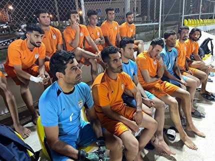 ملی پوشان ساحلی تمرین پرفشاری انجام دادند