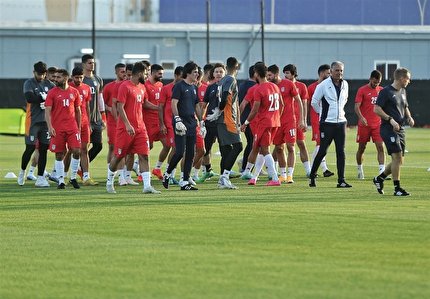 اعلام زمان تمرین فردای تیم ملی فوتبال