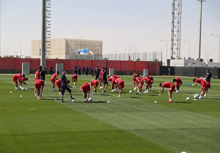 آخرین تمرین تیم ملی پیش از دیدار برابر ولز برگزار شد