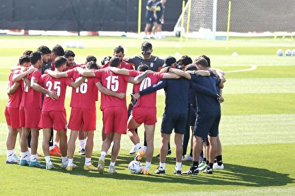 آخرین تمرین تیم ملی پیش از دیدار برابر آمریکا برگزار شد