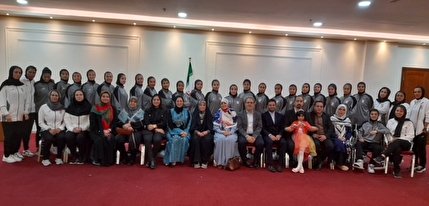 تیم ملی فوتبال نوجوانان در ضیافت سفارت ایران