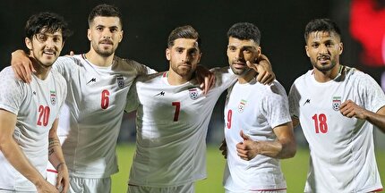 پایان نیمه نخست دیدار ایران و قرقیزستان