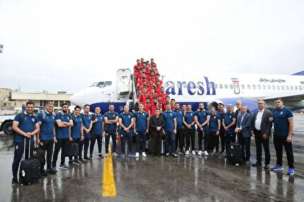 پس از کسب قهرمانی در کافا؛تیم ملی فوتبال  وارد تهران شد