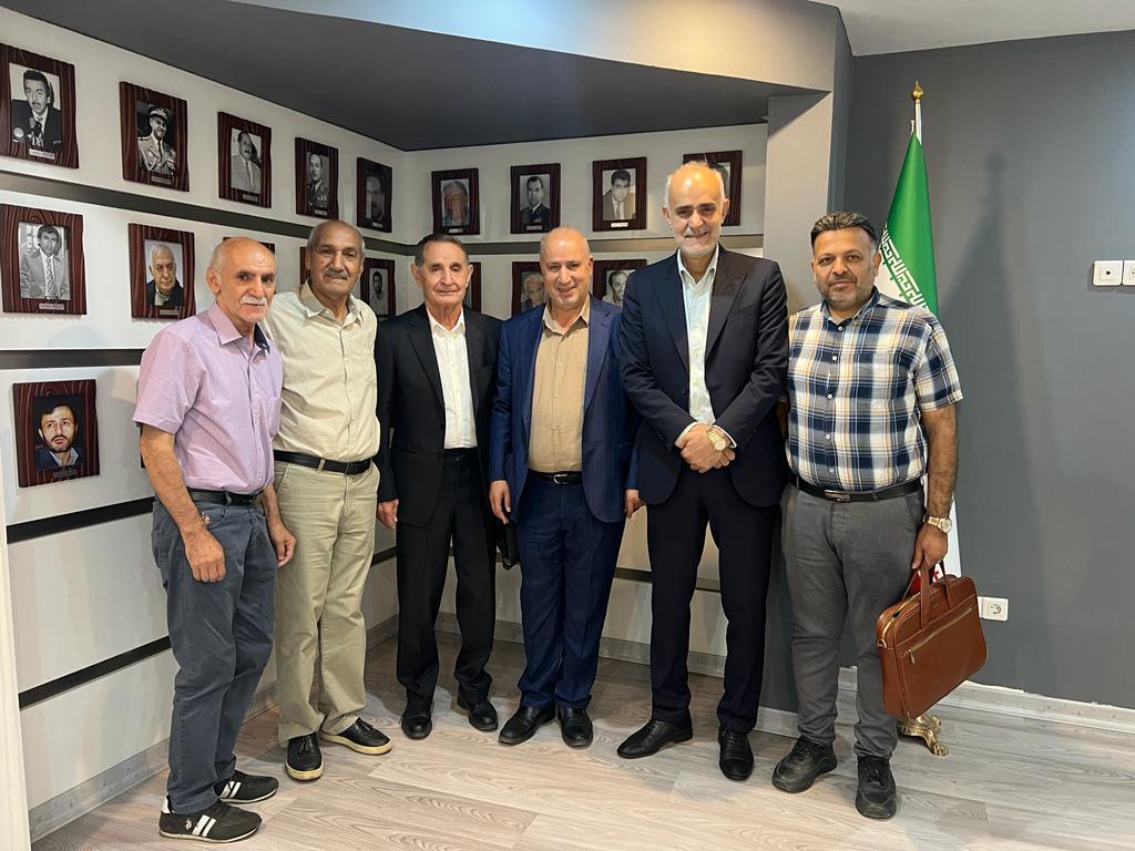 دیدار رییس اسبق فدراسیون و پیشکسوت ارزنده با رییس فدراسیون