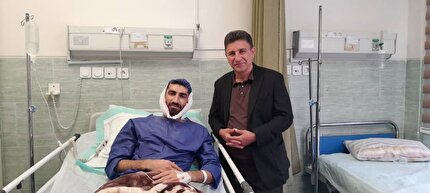 عیادت سرمربی تیم ملی از بیرانوند