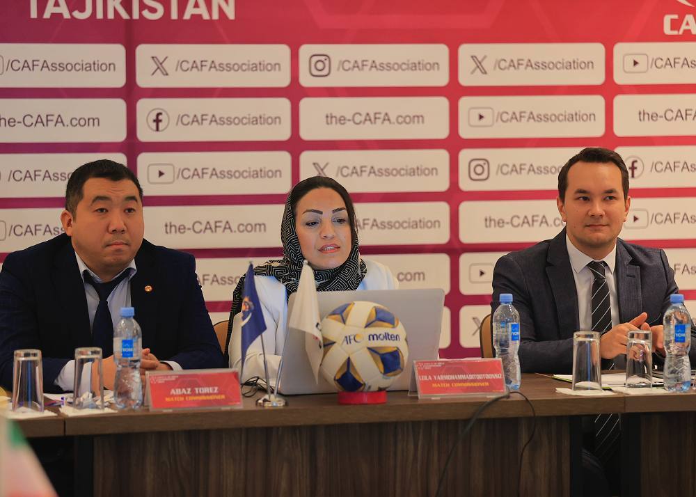 برگزاری جلسه هماهنگی و کنفرانس خبری سرمربیان تیم های شرکت کننده در تورنمنت فوتبال کافا
