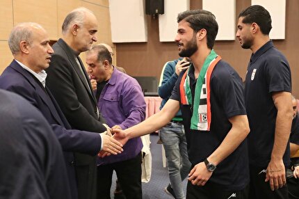 مراسم بدرقه تیم ملی جوانان به جام ملت‌های آسیا برگزار شد