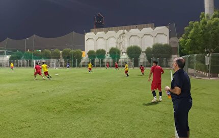 تمرین سنگین تیم ملی جوانان در گرما و رطوبت دبی امارات