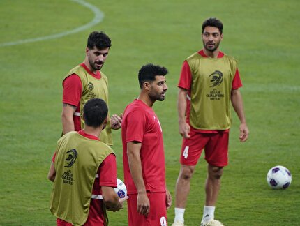 برگزاری آخرین جلسه تمرین تیم ملی در امارات