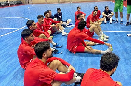 گزارش تصویری تمرین تیم ملی فوتسال