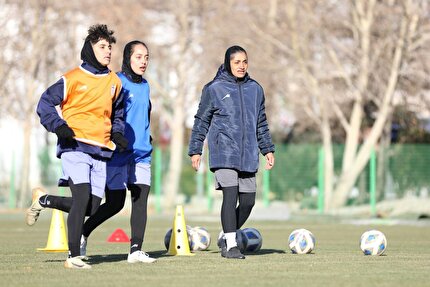 مرور تاکتیکی فیلیپین در تمرین امروز تیم ملی فوتبال بانوان