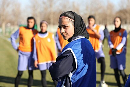 گزارش تصویری از تمرین تیم ملی فوتبال بانوان
