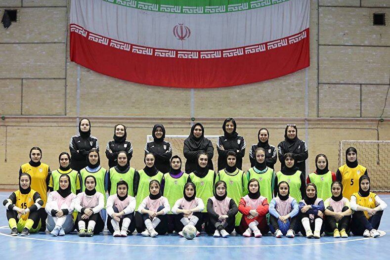 گزارش تصویری/پایان مرحله نخست اردوی استعدادیابی فوتسال دختران