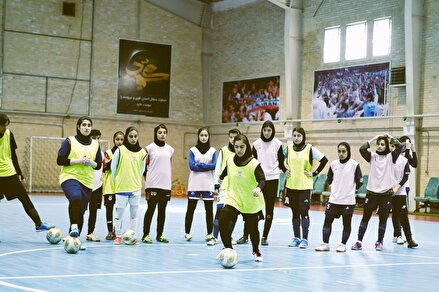 گزارش تصویری/ تمرین ملی پوشان فوتسال