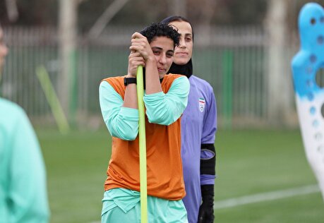 گزارش تصویری از تمرین تیم ملی بانوان