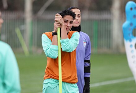 گزارش تصویری از تمرین تیم ملی بانوان