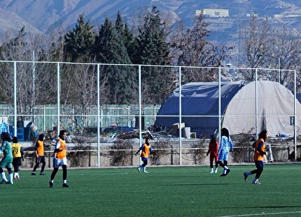 مرور تمرینات تکنیکی و تاکتیکی ملی پوشان نوجوان زیر نظر کادر فنی 