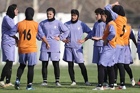 گزارش تصویری/ دیدار درون اردویی تیم ملی بانوان
