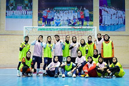 گزارش تصویری/ برگزاری آخرین تمرین تیم ملی فوتسال بانوان