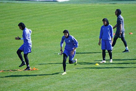 گزارش تصویری /  تمرین صبحگاهی تیم ملی بانوان