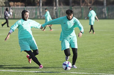 گزارش تصویری/ تمرین تیم ملی بانوان