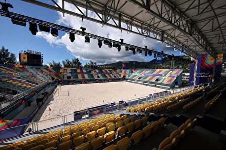 تصاویر ورزشگاه Paradise Arena پیش از آغاز رقابت‌ها