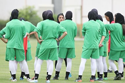 برگزاری تمرین شاداب ملی پوشان زیر نظر جعفری
