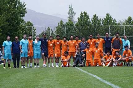 تمرین جدی ولی بانشاط ملی پوشان زیر نظر سرمربی تیم ملی