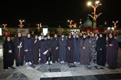 حضور ملیپوشان فوتبال بانوان در حرم امام رضا (ع)